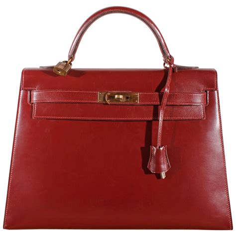 Vintage Hermes Kelly Bag .